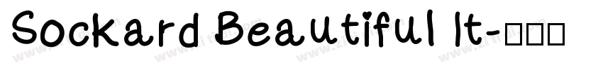 Sockard Beautiful It字体转换